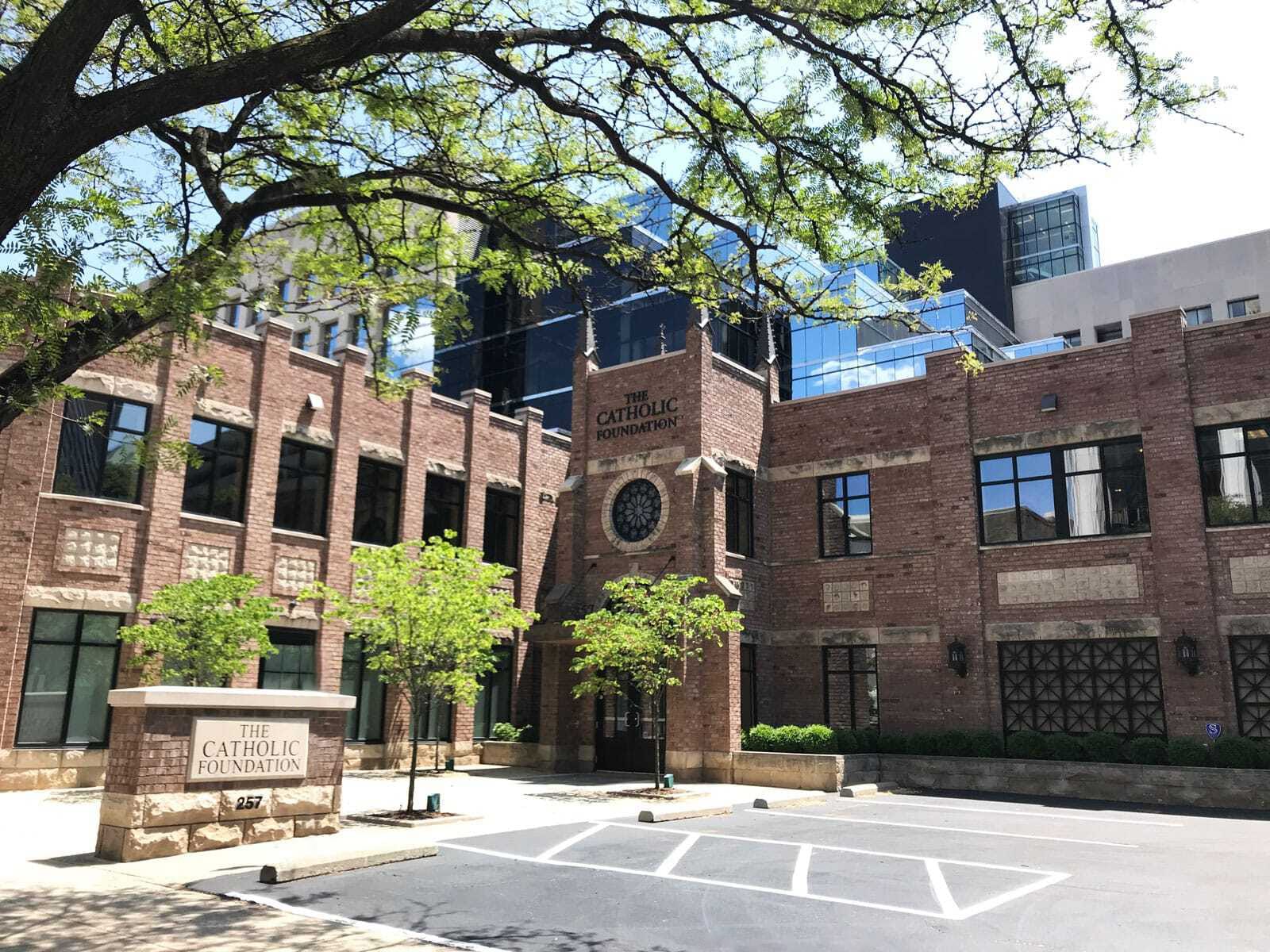 Exterior shot of the main building for The Catholic Foundation of Ohio.